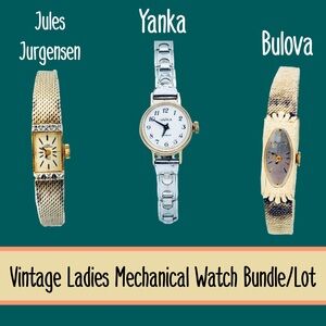 3 Vintage Ladies Mechanical Watches.